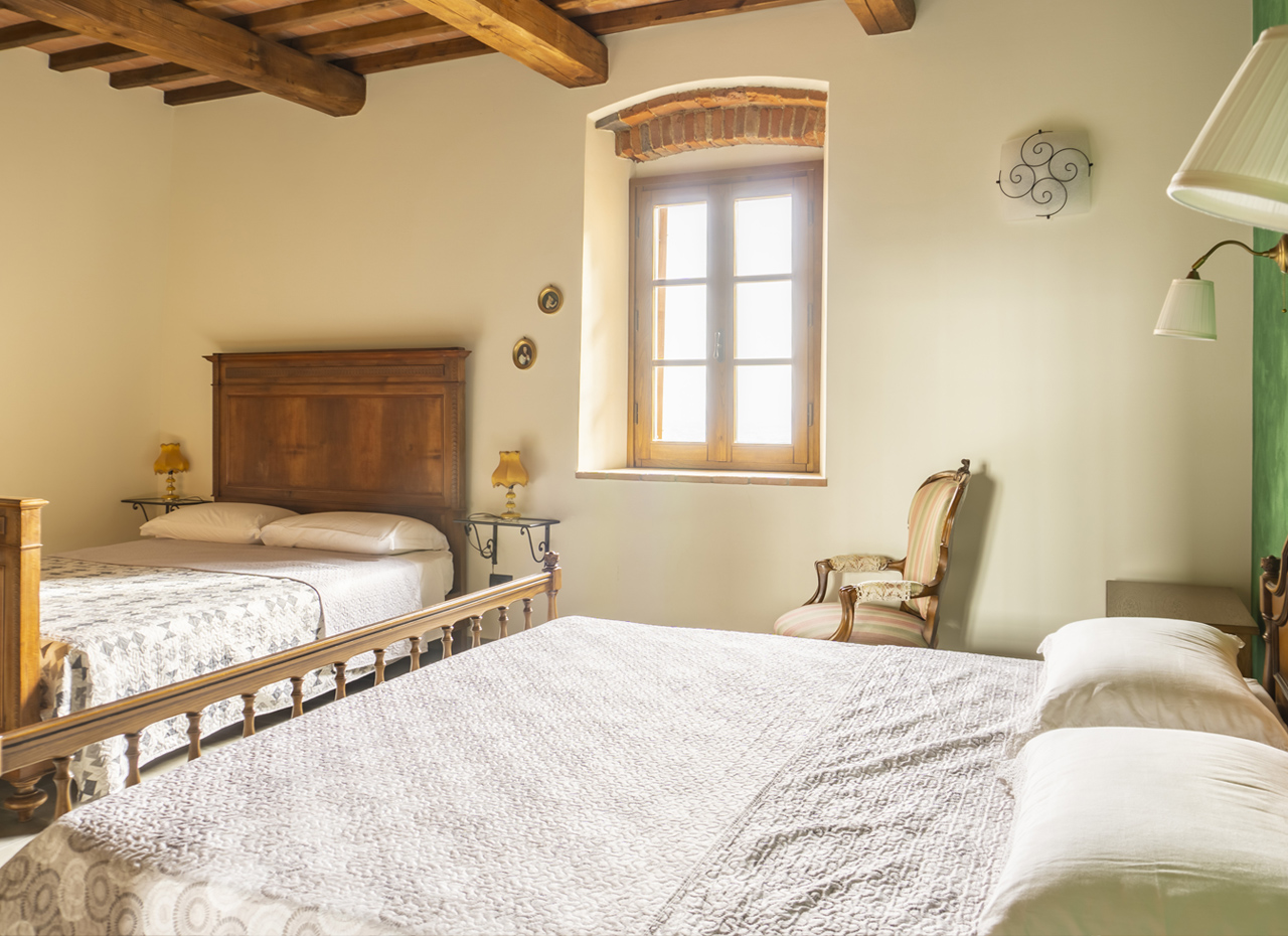 A Casa di Serena Affittacamere Toscana - letti camera Edera