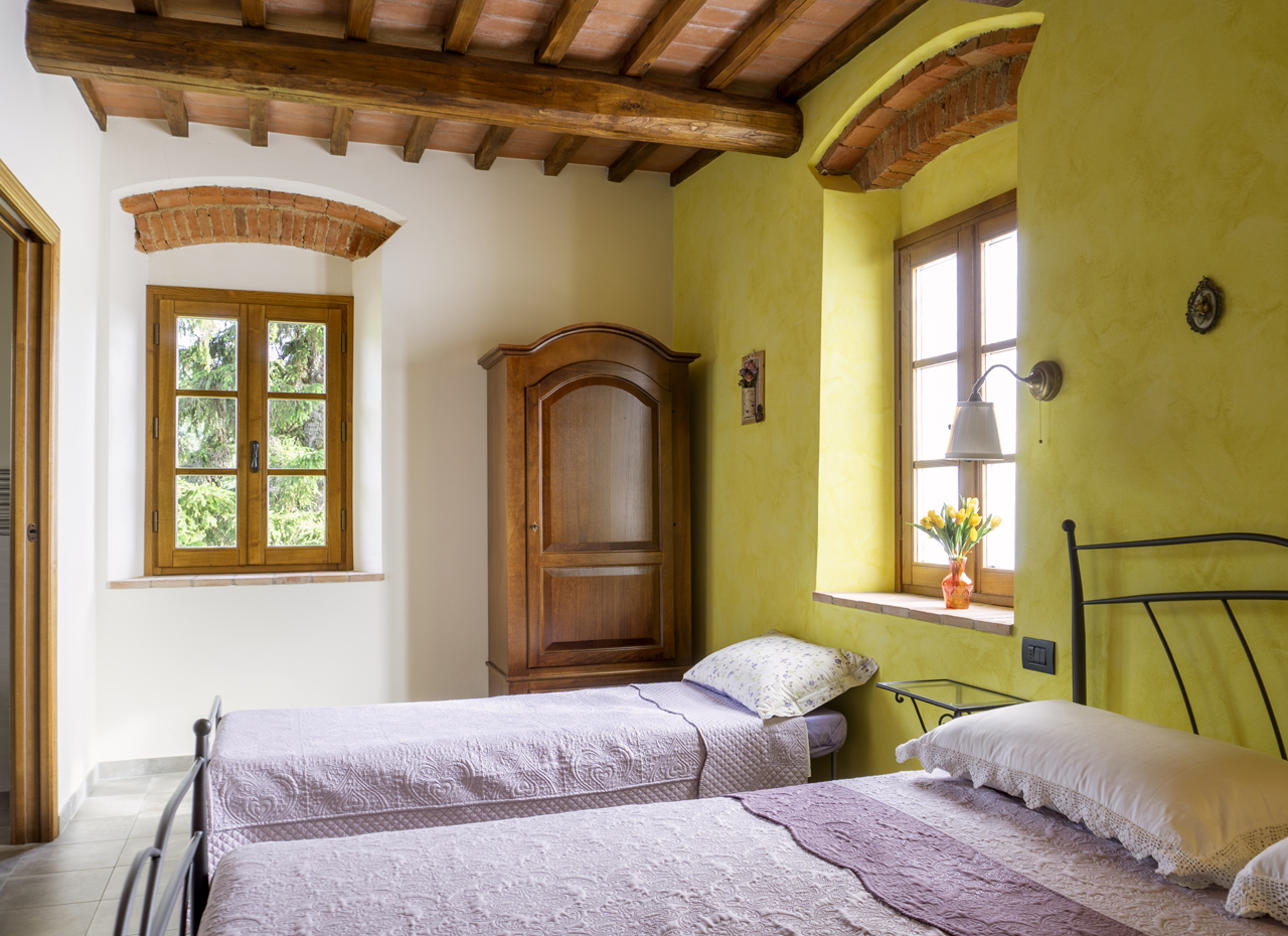 A Casa di Serena Affittacamere Toscana - Letti camera Mimosa